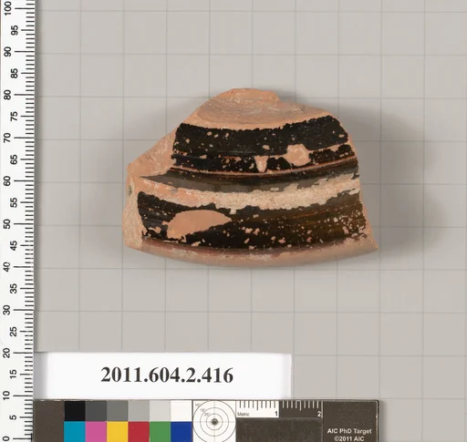 Terracotta fragment of a column-krater (bowl for mixing wine and water)