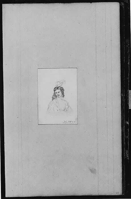 Bust of a Female (from Sketchbook) — John William Casilear