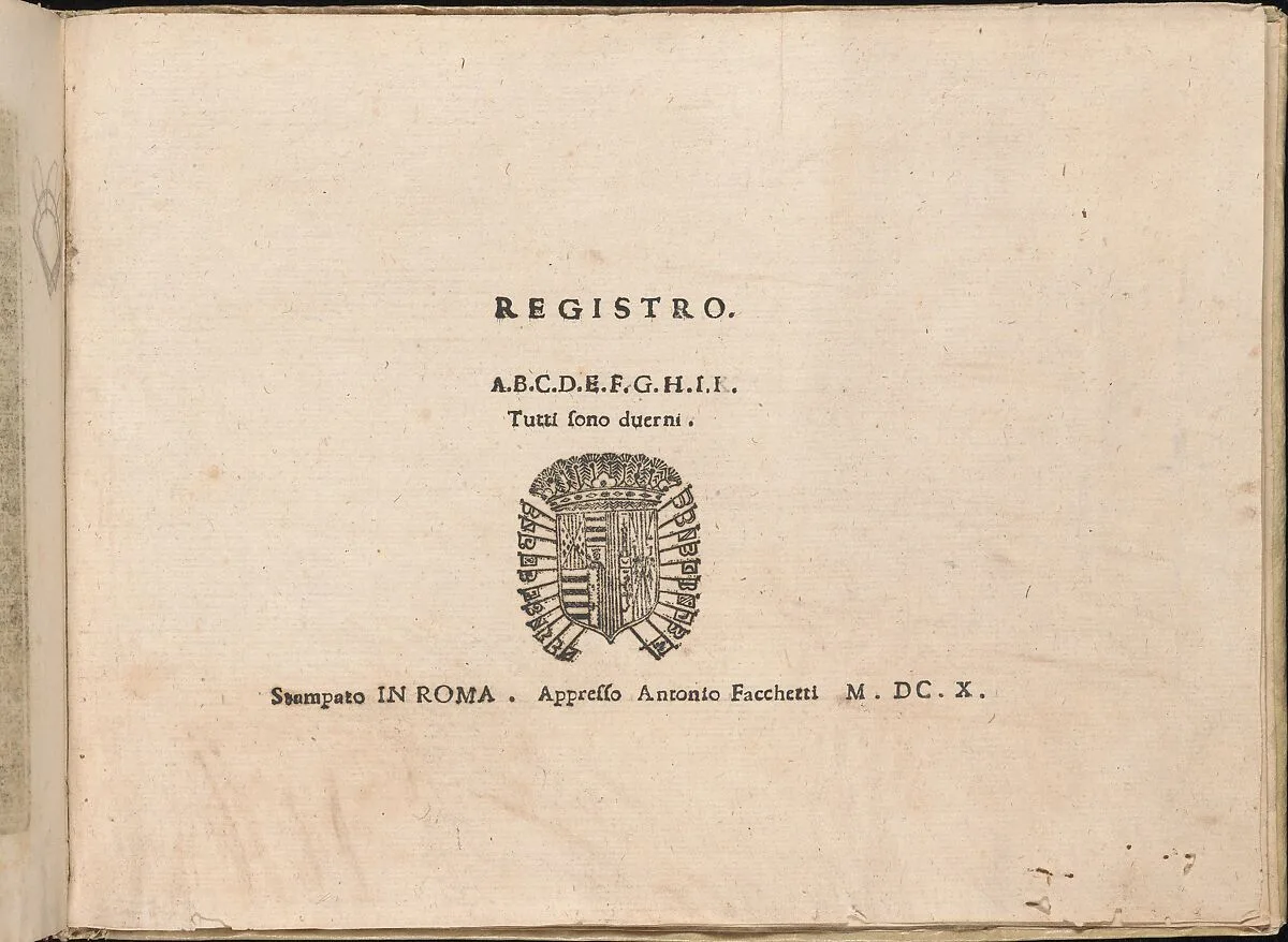 Fiore D'Ogni Virtu Per le Nobili Et Honeste Matrone, page 40 (recto) — Isabella Catanea Parasole|Antonio Fachetti