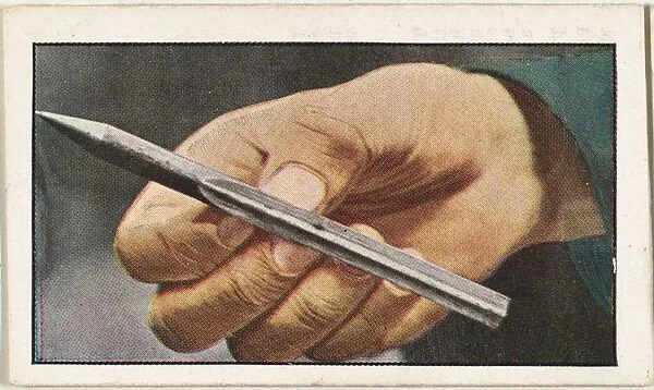 Card No. 211, New Deadly Weapon Used by French Aviators, from the World War I Scenes series (T121) issued by Sweet Caporal Cigarettes — Underwood & Underwood|American Tobacco Company