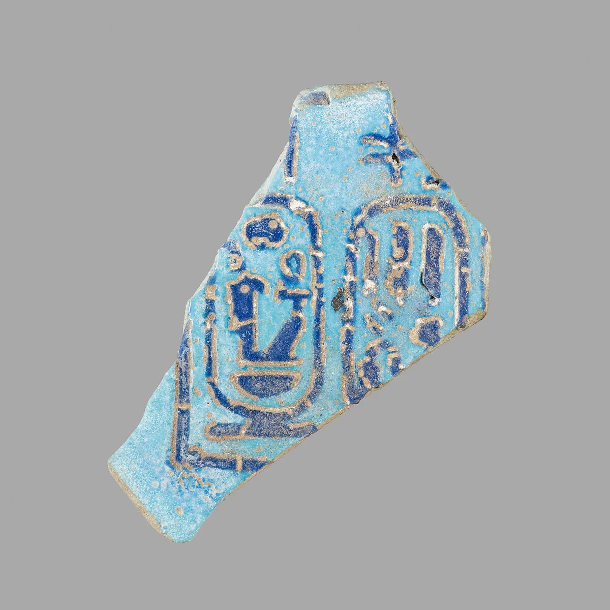 Fragment of a Toilet Dish with Cartouches of Amenhotep III — Unknown