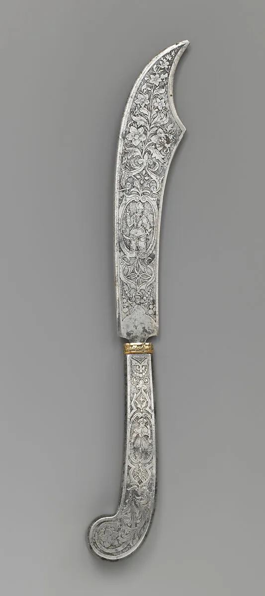 Letter opener with engraved figures — Unknown