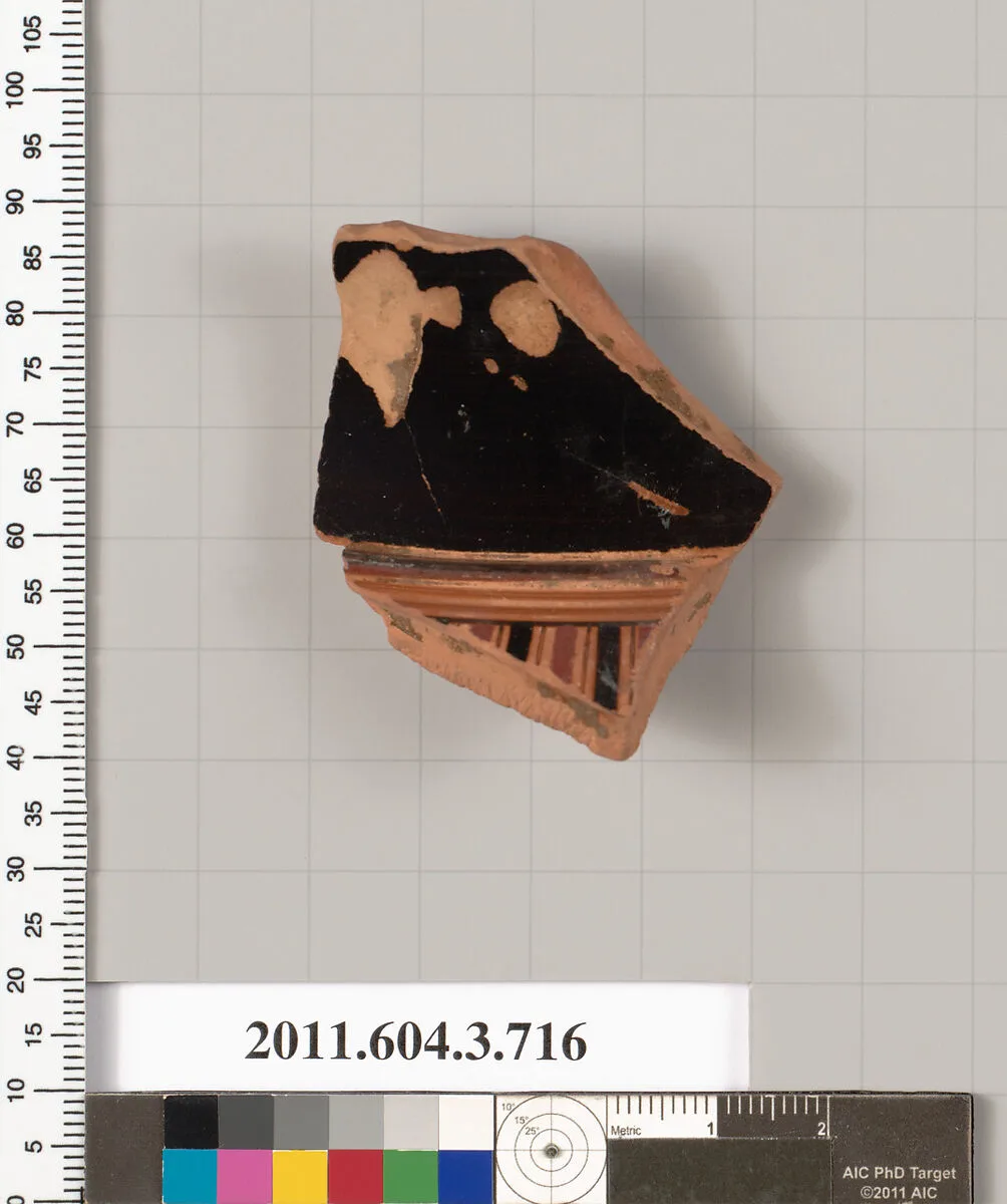 Terracotta fragment of a hydria (water jar) — Unknown