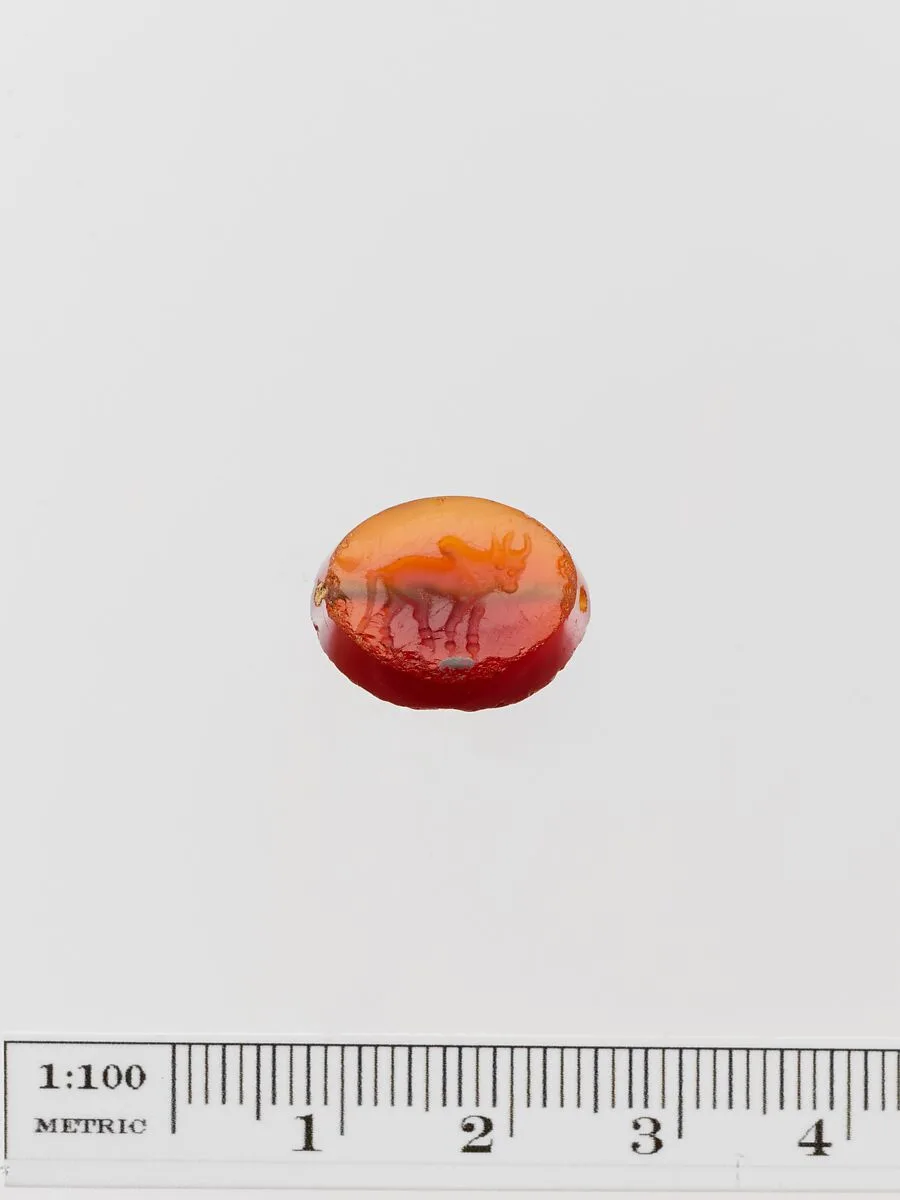 Carnelian scaraboid seal — Unknown