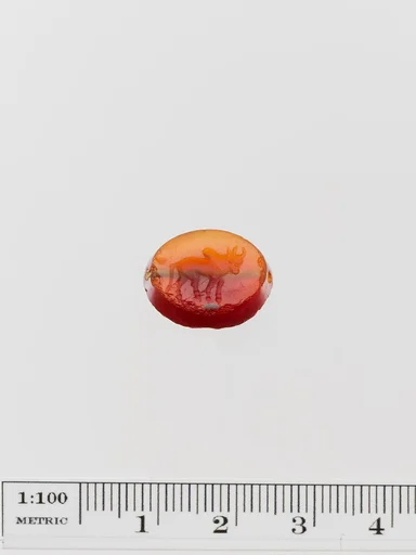 Carnelian scaraboid seal