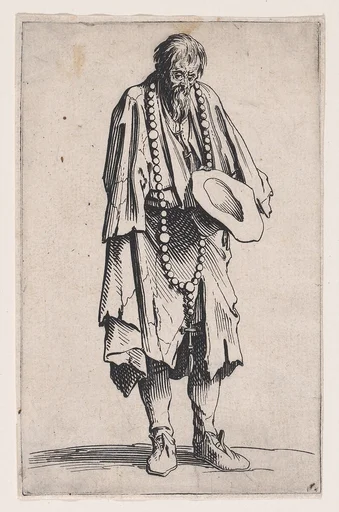 Le Mendaint au Rosaire (The Beggar with a Rosary), from Les Gueux suite appelée aussi Les Mendiants, Les Baroni, ou Les Barons (The Beggars, also called the Barons)