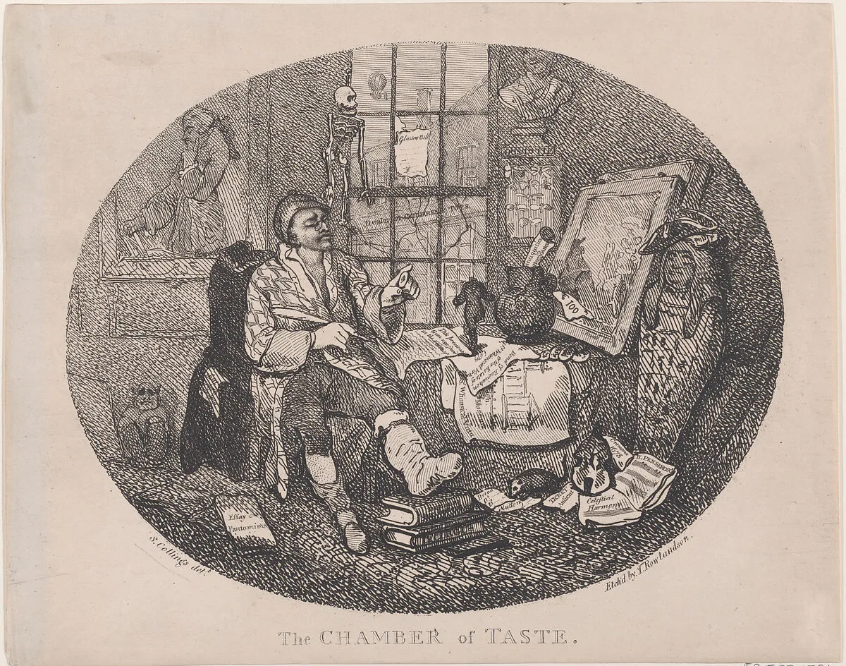 The Chamber of Taste — Samuel Collings|Thomas Rowlandson|Elizabeth Jackson