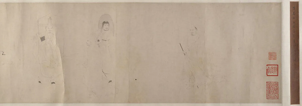 清 丁雲鵬(款) 十八羅漢圖 卷|The Eighteen Luohans — Ding Yunpeng