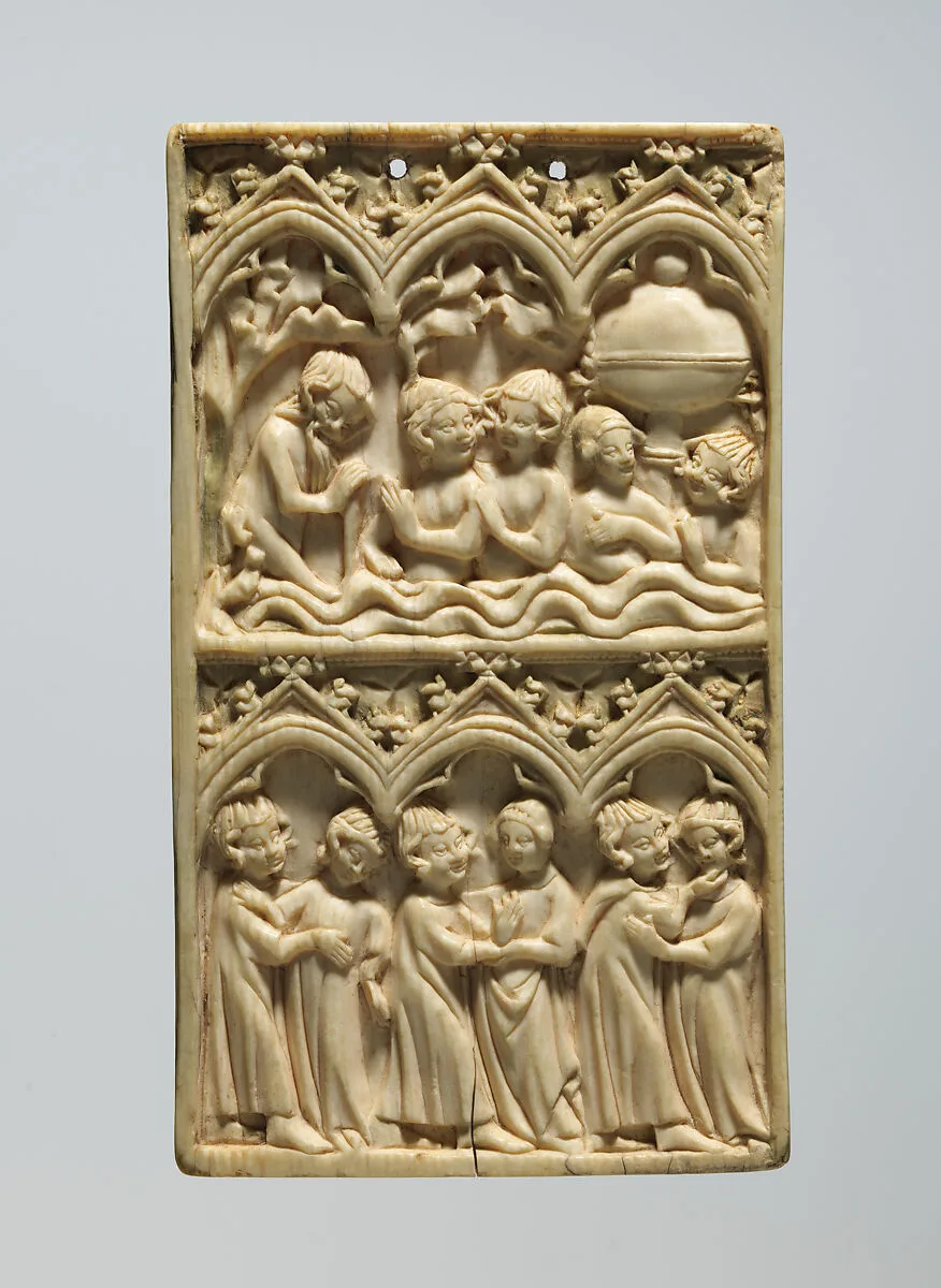 Plaque with the Fountain of Youth — Unknown