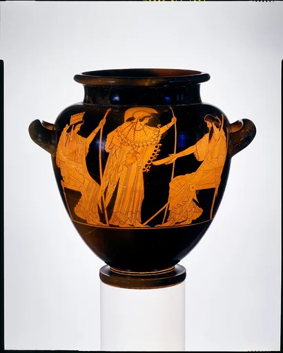 Terracotta stamnos (jar)