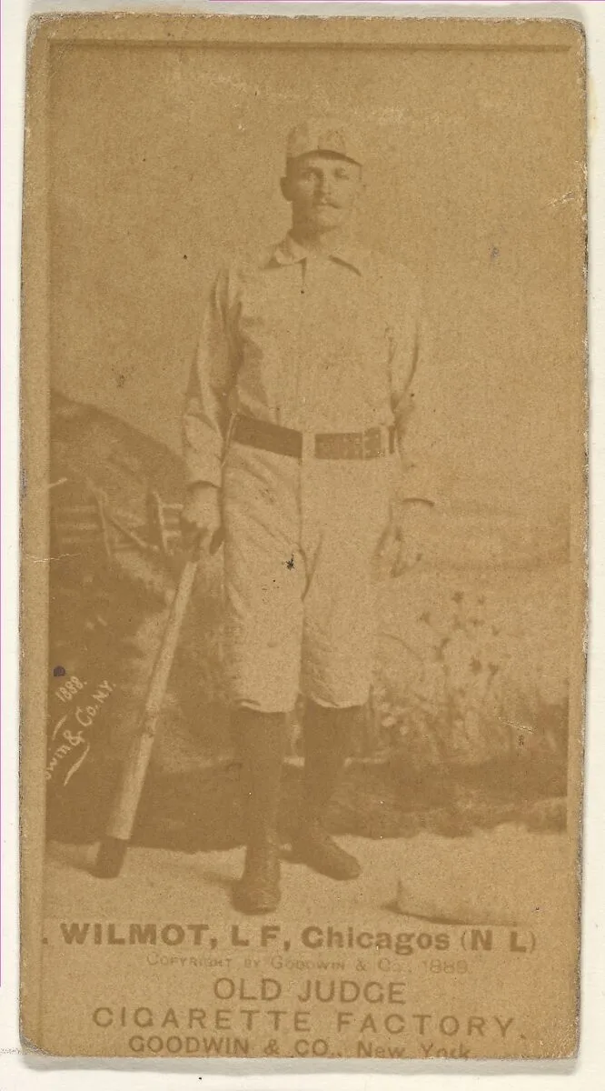 Wilmot, Left Field, Chicago, from the Old Judge series (N172) for Old Judge Cigarettes — Goodwin & Company