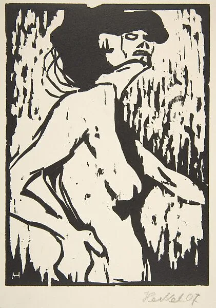 Nude (Akt) — Erich Heckel