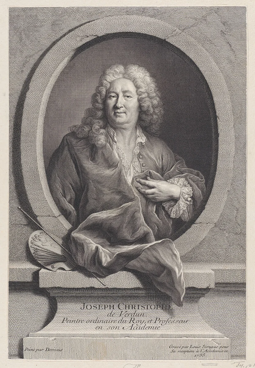 Portrait of Joseph Christophe de Verdun — Louis Surugue|Hubert Drouais|Joseph Christophe