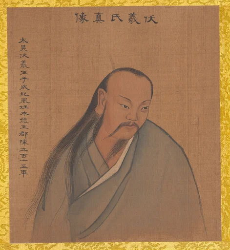 清 佚名 傳姚文瀚 歷代帝王真像 冊|Portraits of Emperors of Successive Dynasties
