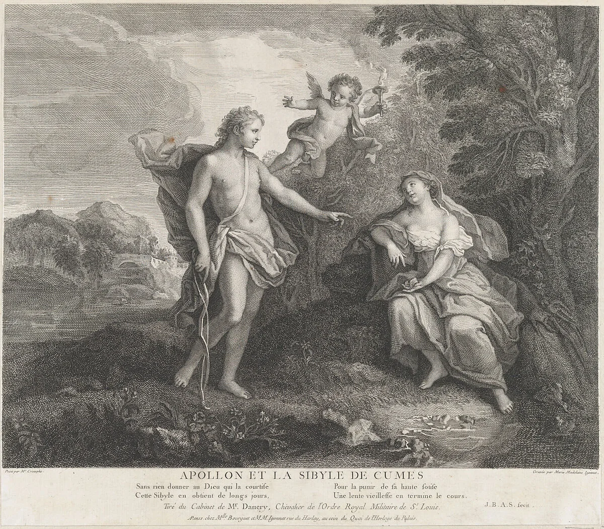Apollo and the Cumean Sibyl — Marie Madeleine Igonet|Jules Christophe