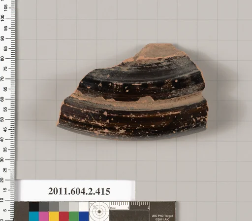 Terracotta fragment of a column-krater (bowl for mixing wine and water)