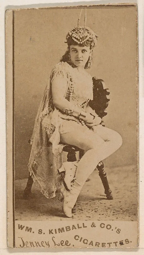 Jenny Lee, from the Actresses series (N203) issued by Wm. S. Kimball & Co. — William S. Kimball & Company
