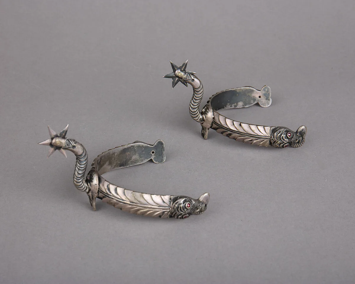 Pair of Rowel Spurs — Unknown