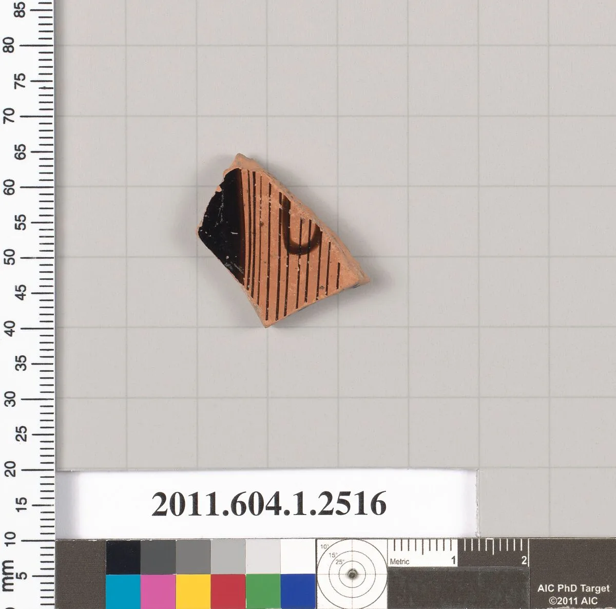 Terracotta fragment of a kylix (drinking cup) — Unknown