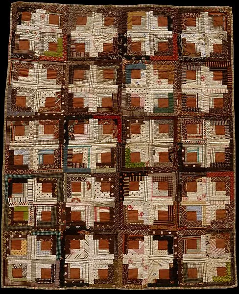 Log Cabin Crib Quilt — Anna Susan Ruddick Trowbridge