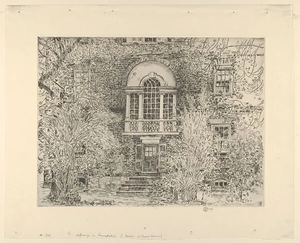 Spring in Annapolis, 1929 (The Back of the Chase House) — Childe Hassam