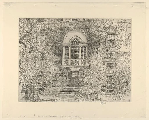 Spring in Annapolis, 1929 (The Back of the Chase House)