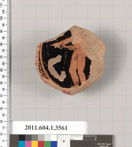 Terracotta fragment of a kylix (drinking cup)
