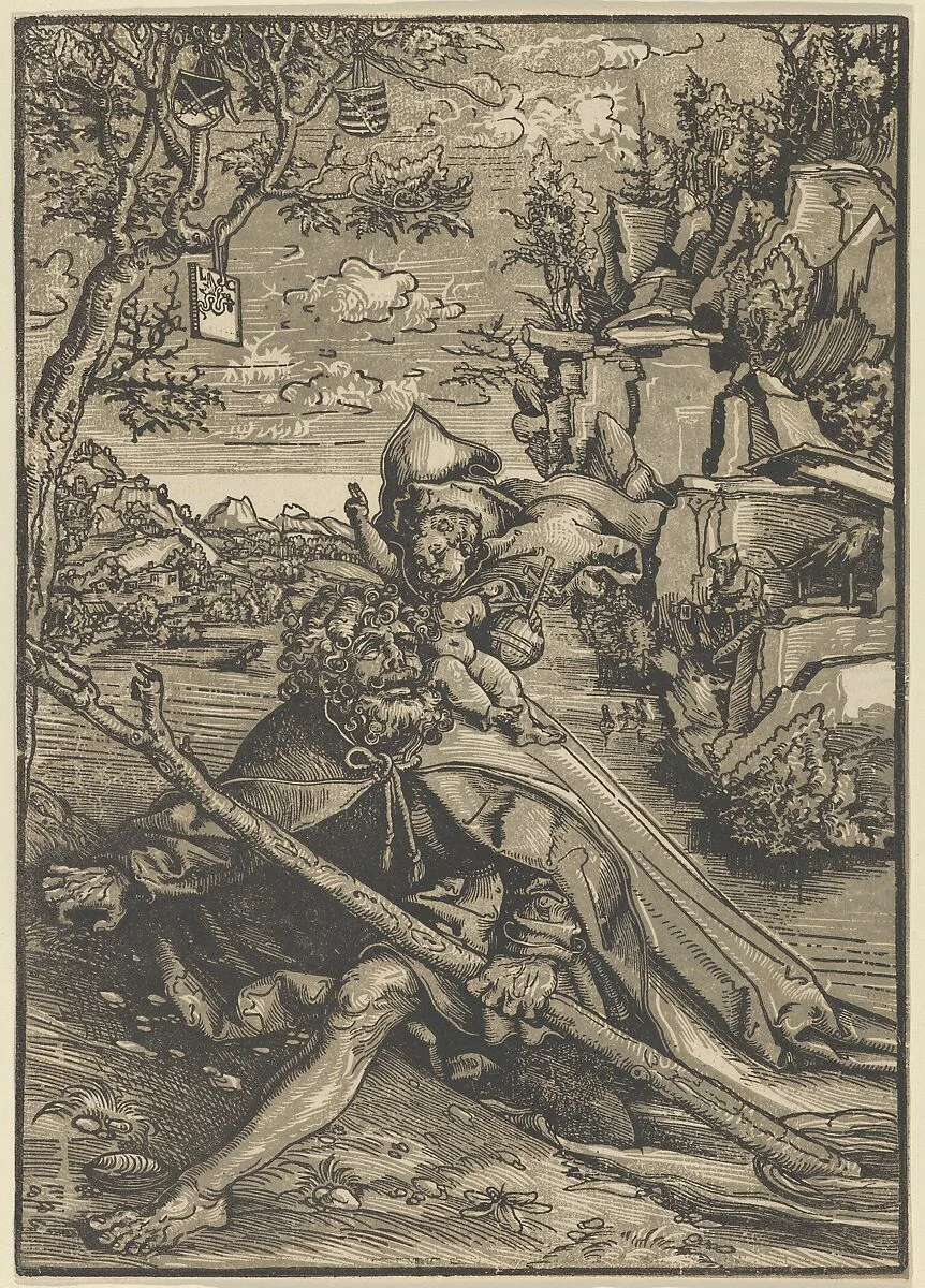 Saint Christopher — Lucas Cranach the Elder