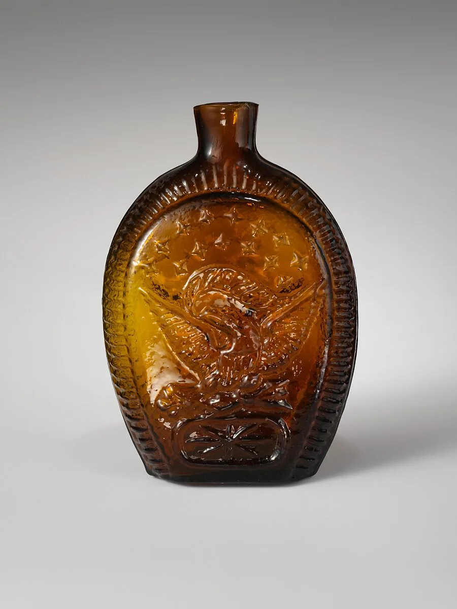 Flask — Kentucky Glass Works|Zanesville Glass Manufacturing Company