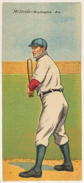 McBride, Washington, American League, from the Mecca Double Folder series (T201) — Mecca Cigarettes