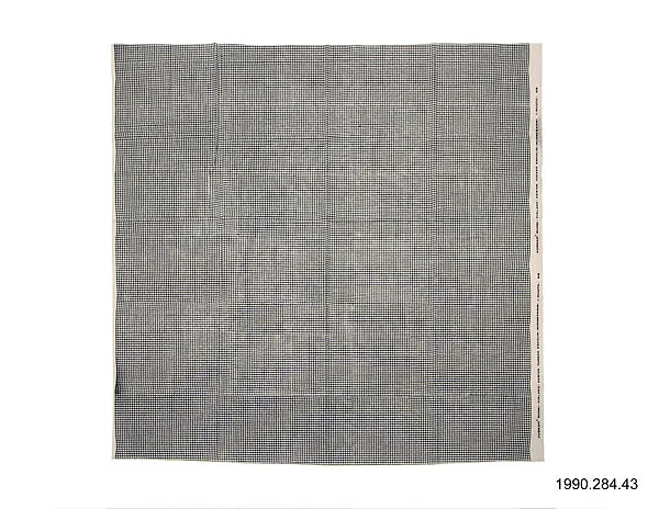 "1-Ruutu" Textile Sample — Vuokko Eskolin-Nurmesniemi