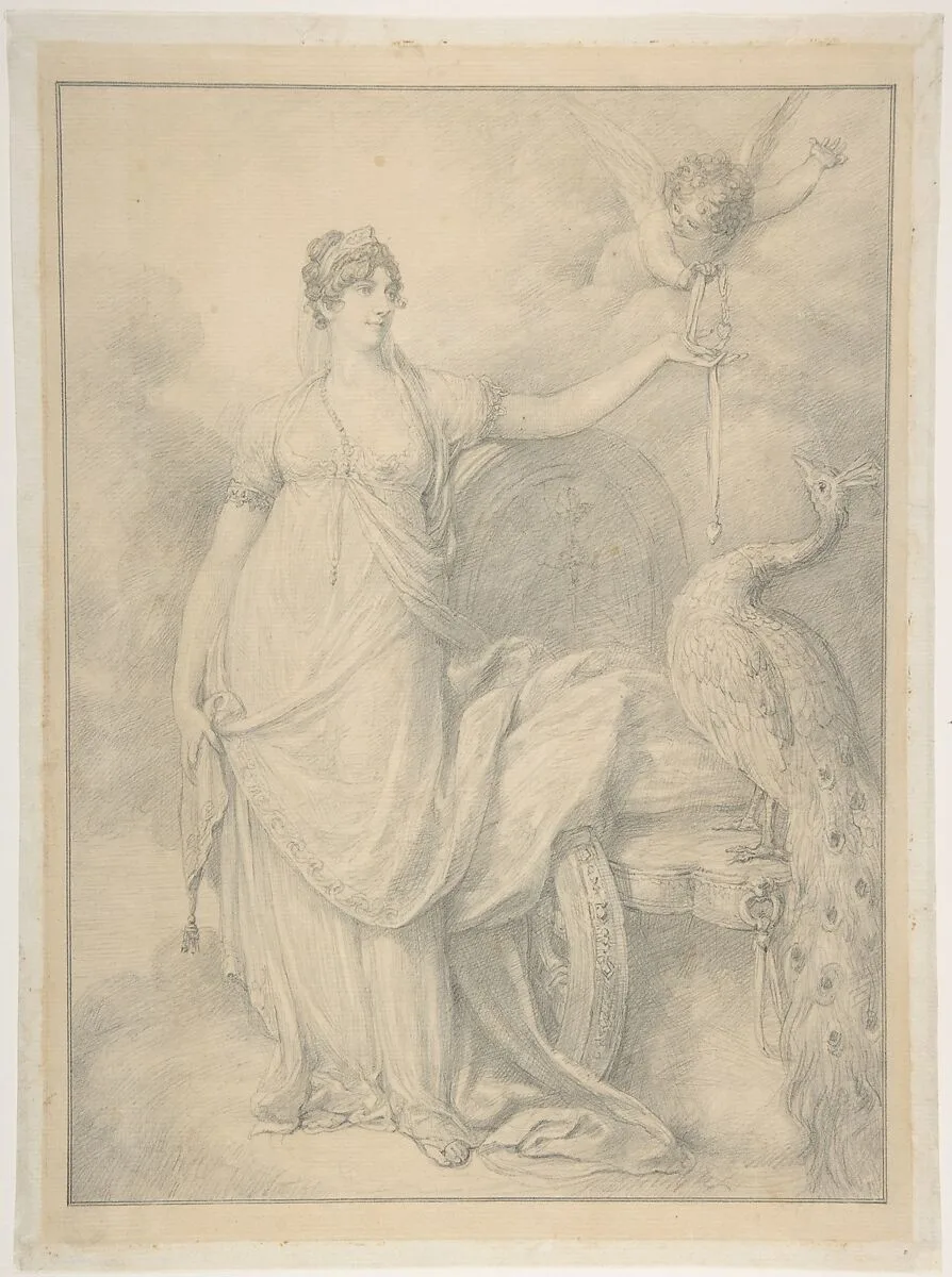 Lavinia, Countess Spencer as Juno — Richard Cosway|Lavinia Spencer, Countess Spencer