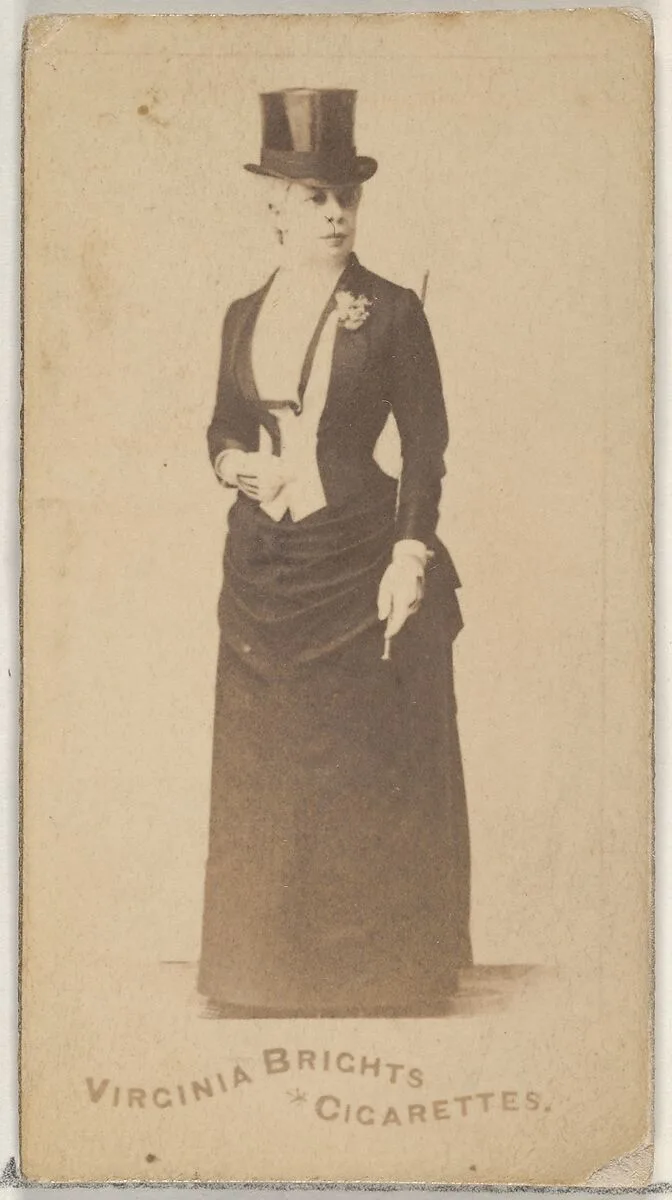 From the Actors and Actresses series (N45, Type 5) for Virginia Brights Cigarettes — Allen & Ginter