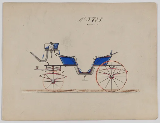 Design for 6 seat Phaeton, no. 3835