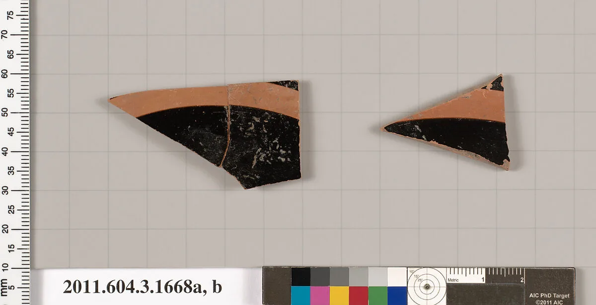 Terracotta fragments of kylikes: Band or lip cups (drinking cups) — Unknown