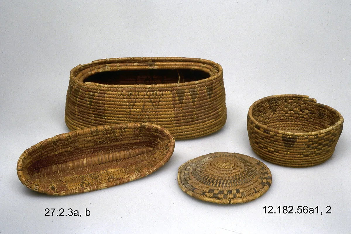 Cylindrical Basket and Lid — Unknown