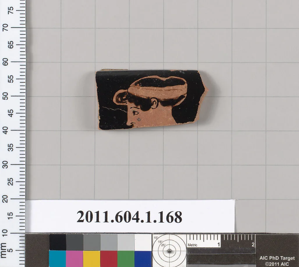 Terracotta rim fragment of a kylix (drinking cup) — Unknown