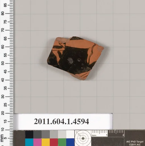 Terracotta fragment of a kylix (drinking cup)