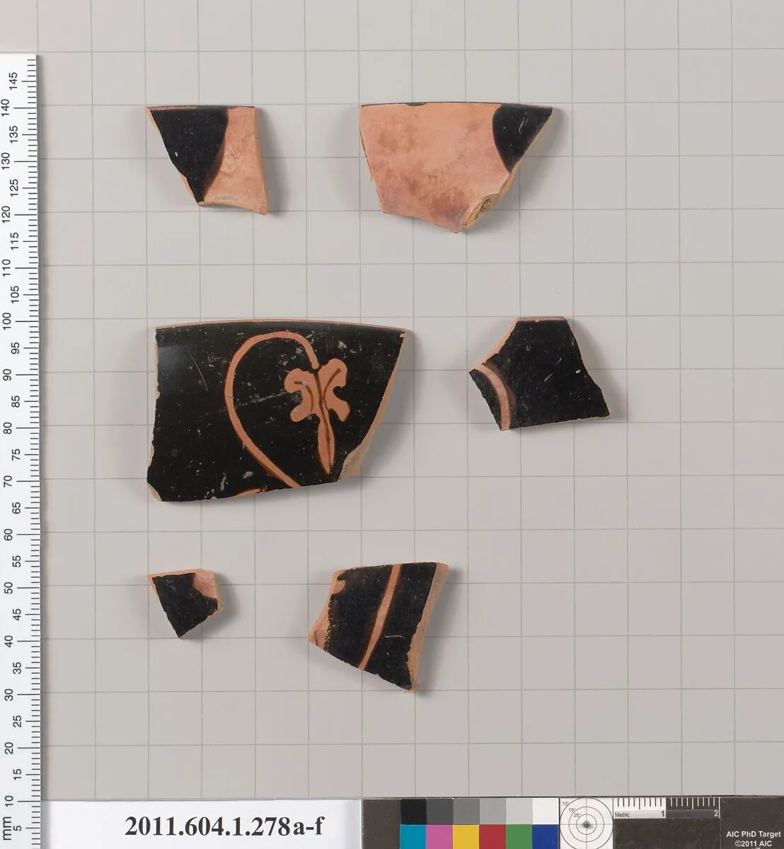 Terracotta fragment of a kylix (drinking cup) — Curtius Painter
