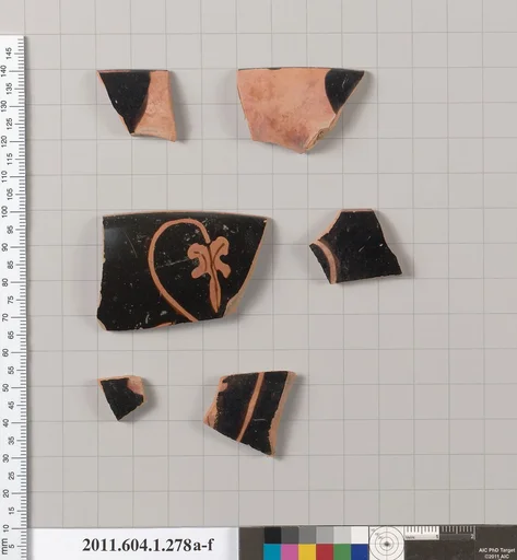 Terracotta fragment of a kylix (drinking cup)