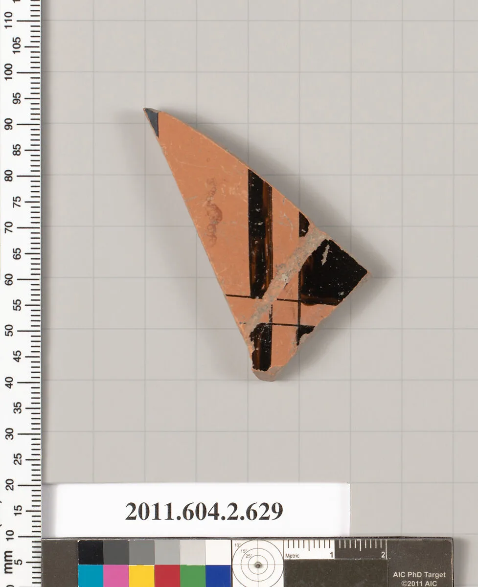 Terracotta fragment of a column-krater (bowl for mixing wine and water) — Unknown