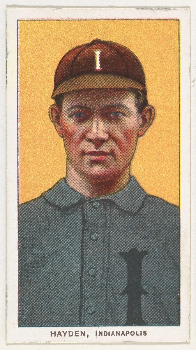 Hayden, Indianapolis, American Association, from the White Border series (T206) for the American Tobacco Company — American Tobacco Company