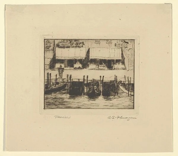 Venice (Gondolas) — Albert E. Flanagan