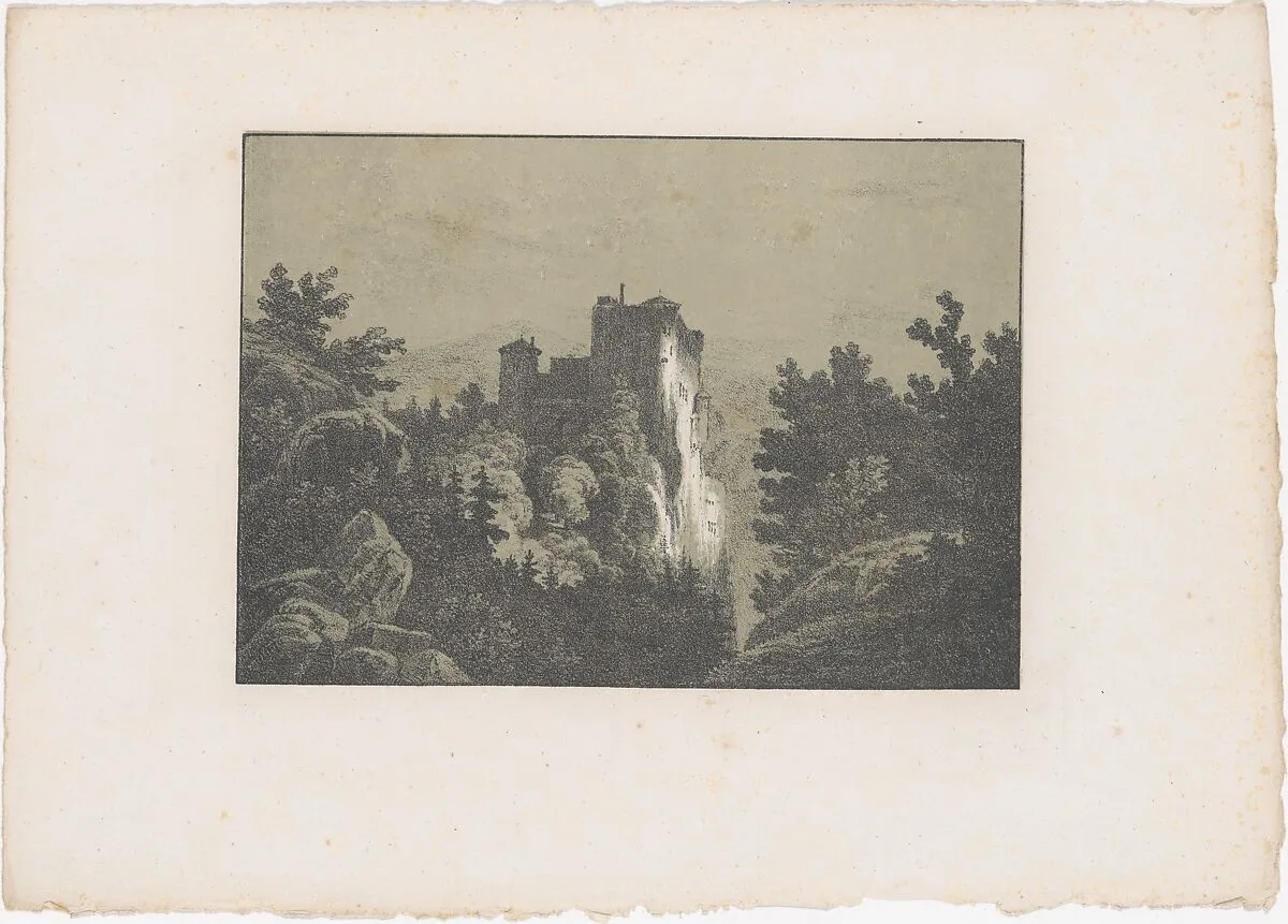 Ruins of a Castle — Karl Blechen