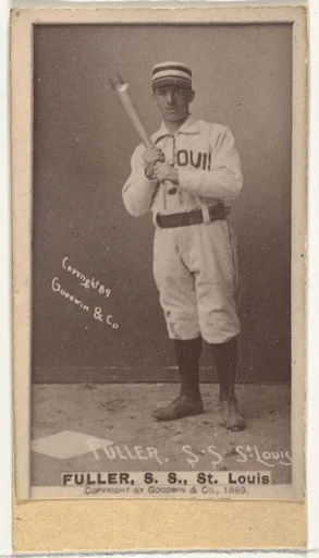William Benjamin "Shorty" Fuller, Shortstop, St. Louis Browns, from the Old Judge series (N172) for Old Judge Cigarettes