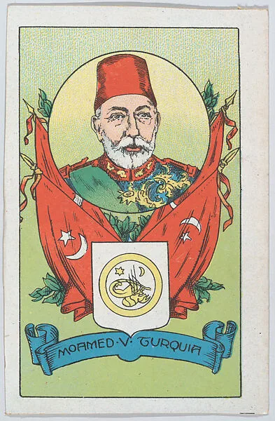 Mehmed V, Sultan of Turkey, from 'Europe During the War' — Mehmed V Reşâd, Sultan of the Ottoman Empire|Anonymous, 20th century