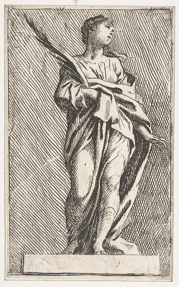 Standing Female Figure — Pierre Ignace Parrocel