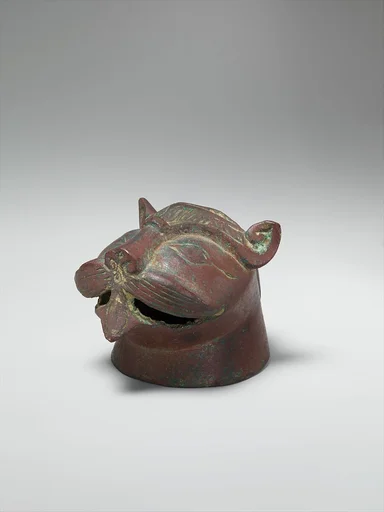 Incense Burner in the Shape of a Lion's Head