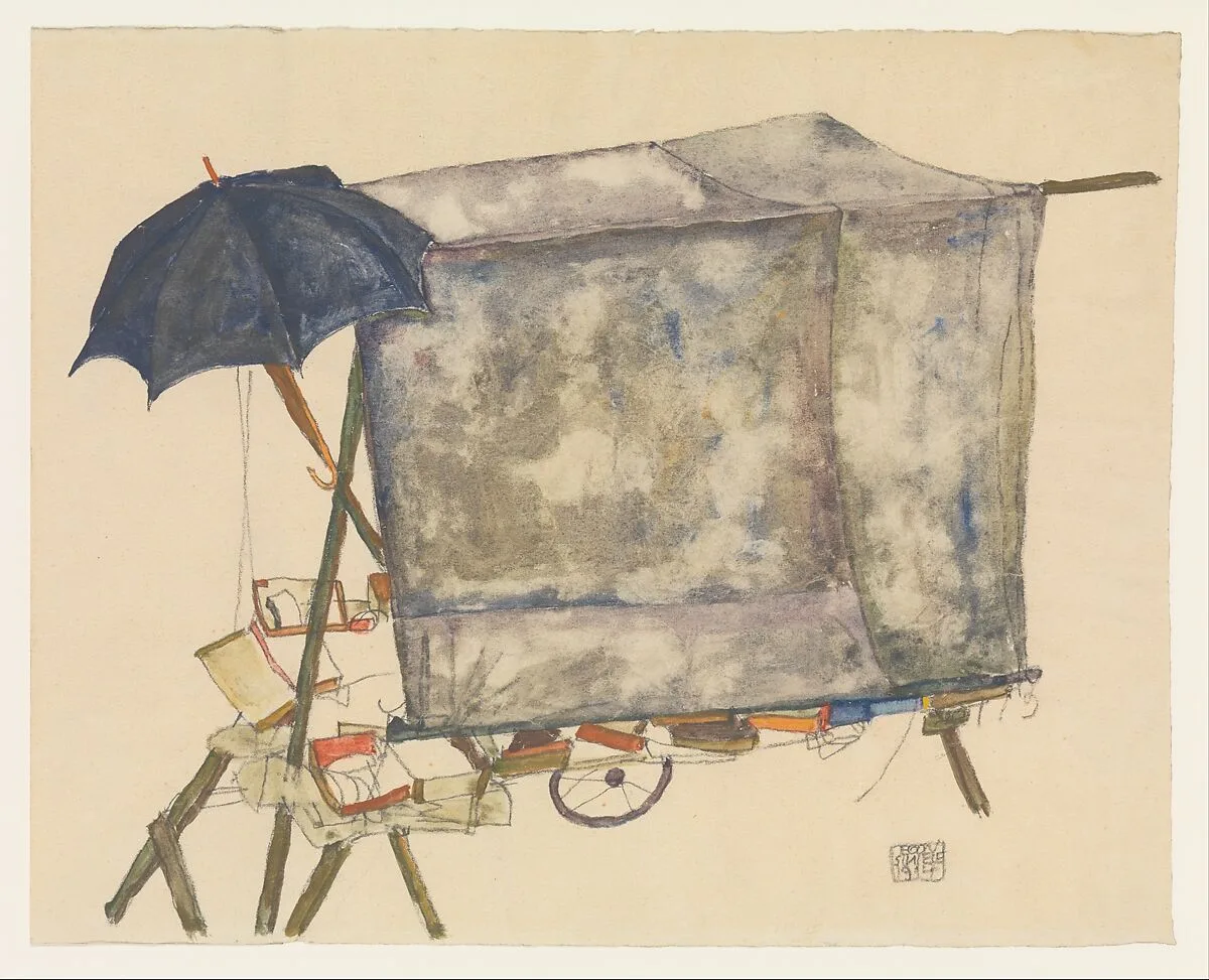 Street Cart — Egon Schiele