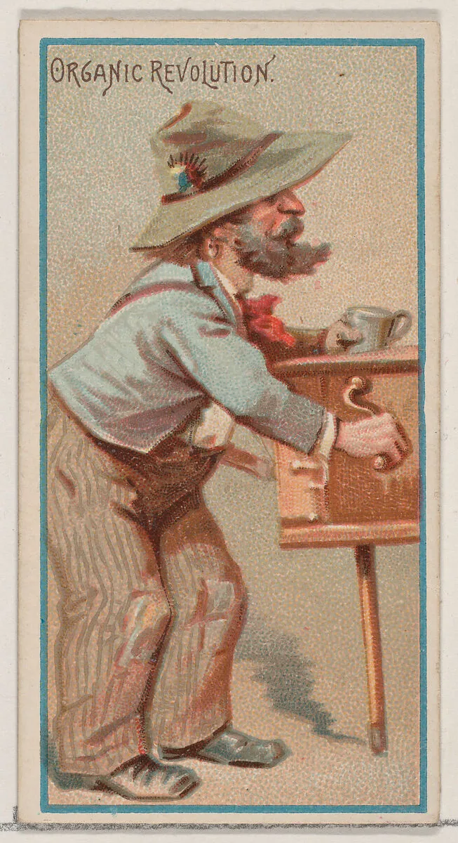 Organic Revolution, from the Jokes series (N87) for Duke brand cigarettes — W. Duke, Sons & Co.|George S. Harris & Sons